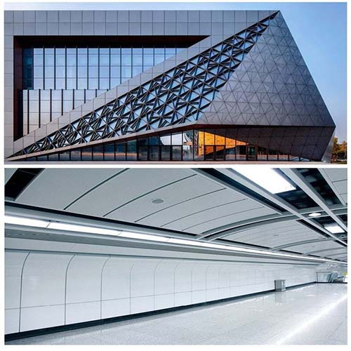 雙曲鋁單板使用效果2 雙曲鋁單板使用效果2