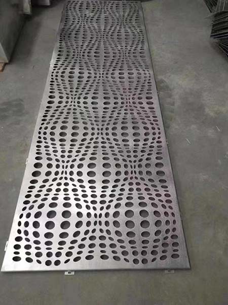 沖孔鋁單板門頭制作 沖孔鋁單板門頭制作