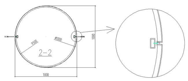 帶工藝縫壓條的圓柱包柱鋁單板 帶工藝縫壓條的圓柱包柱鋁單板