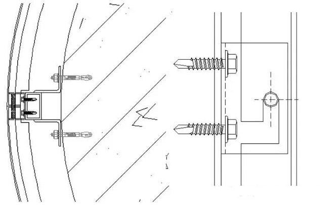 包柱鋁單板示意圖 包柱鋁單板示意圖