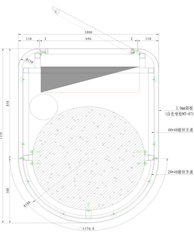 包柱鋁單板示意圖 包柱鋁單板示意圖