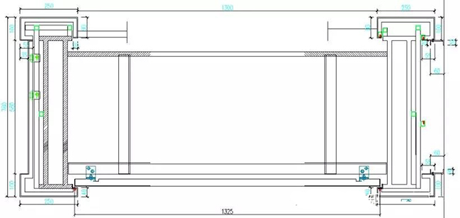 鋁單板自動扶梯包覆的節點圖 鋁單板自動扶梯包覆的節點圖